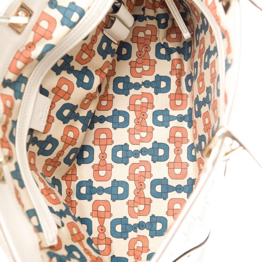Authentic Gucci GG Signature Large Punch Tote - Picture 11 of 13